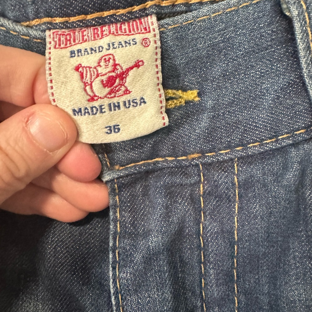 Men’s gently used True Religion size 36 jeans:) - Picture 3 of 3